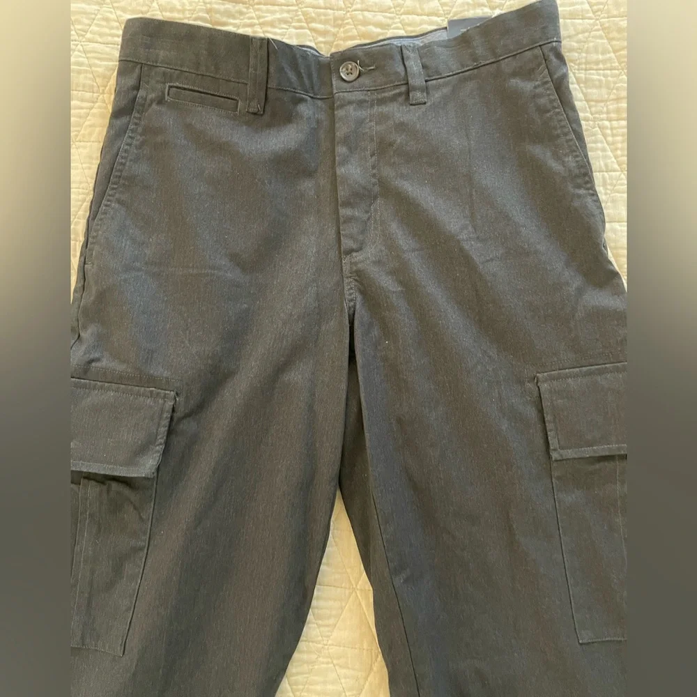 WALLIN & Bros Cargo Chino Pant in Gun Metal Gray Size 31-34‎ NWT